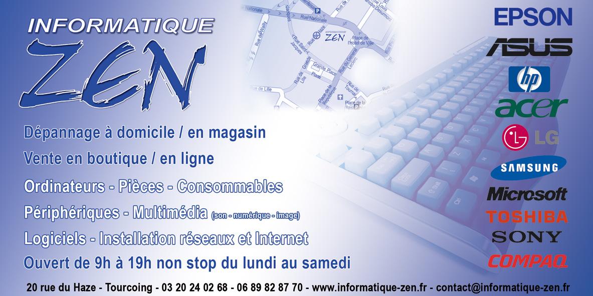 Informatique Zen – Tourcoing | Votre informatique en toute quiétude
